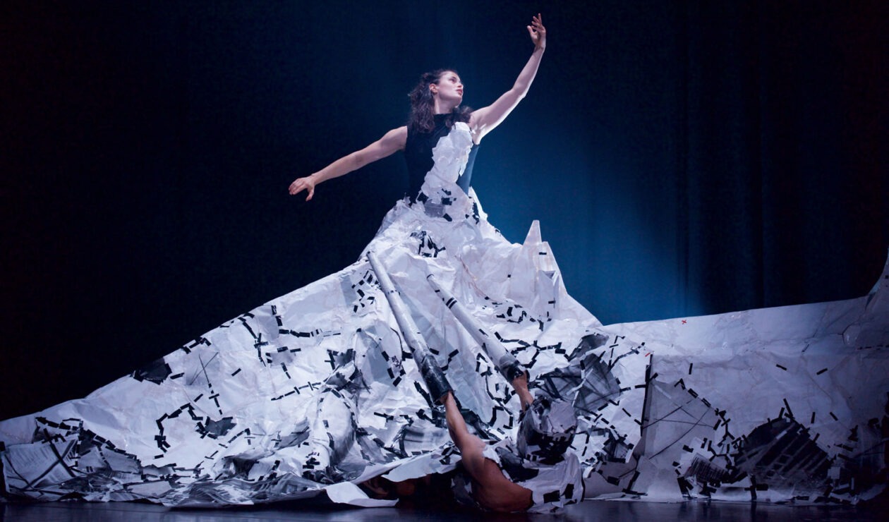 Jana Castillo and Anton in Limosani Projekts' 'BÁRBAROS'. Photo: Alex Waite Mitchell / supplied