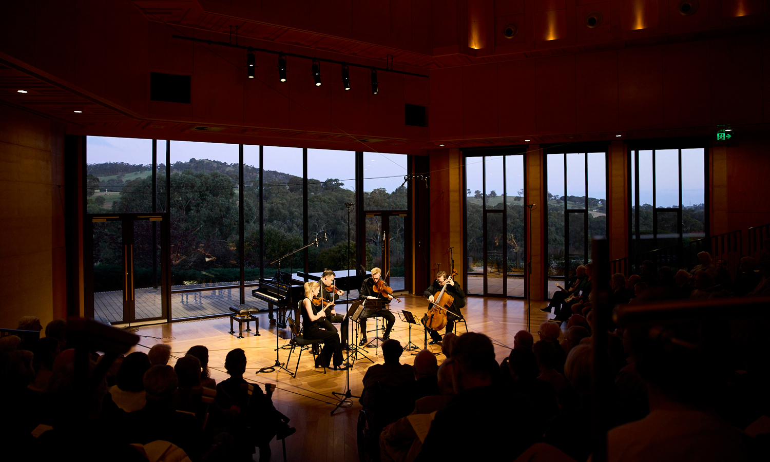 UKARIA Cultural Centre vibrated with rhythmic energy during this year's UKARIA 24 concerts. Photo: Claudio Raschella / supplied
