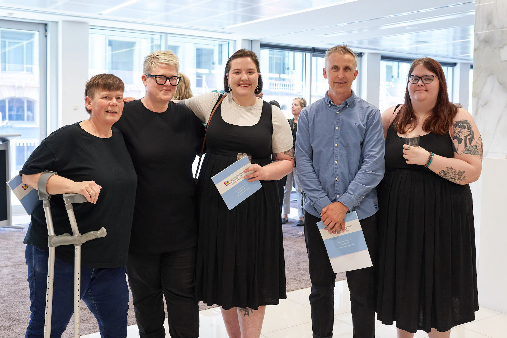 Caren Ellis, Alison Smiles, Ashleigh Keller, Greg Ackland and Katilyn Milne