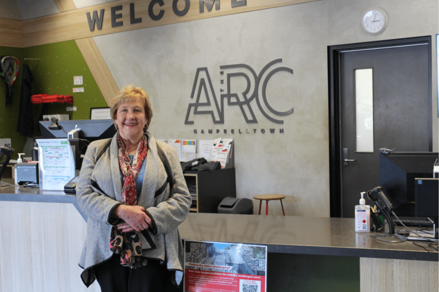 Campbelltown mayor Jill Whittaker at the ARC Campbelltown. Photo: Isabella Kelly / InDaily