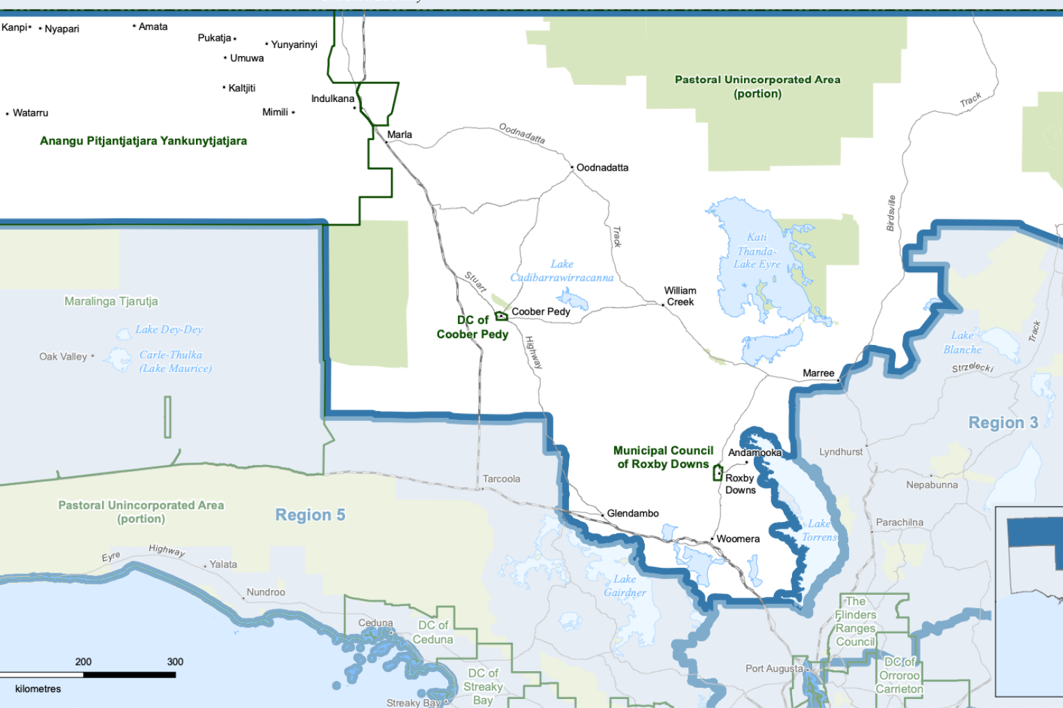 The Far North Local Voice region stretches the length of the state. 