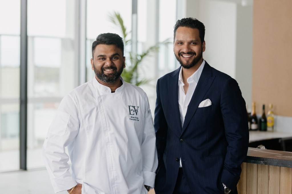 Crowne Plaza Adelaide Mawson Lakes' Executive Chef Kiran Ghate and General Manager, Faisal Sayed