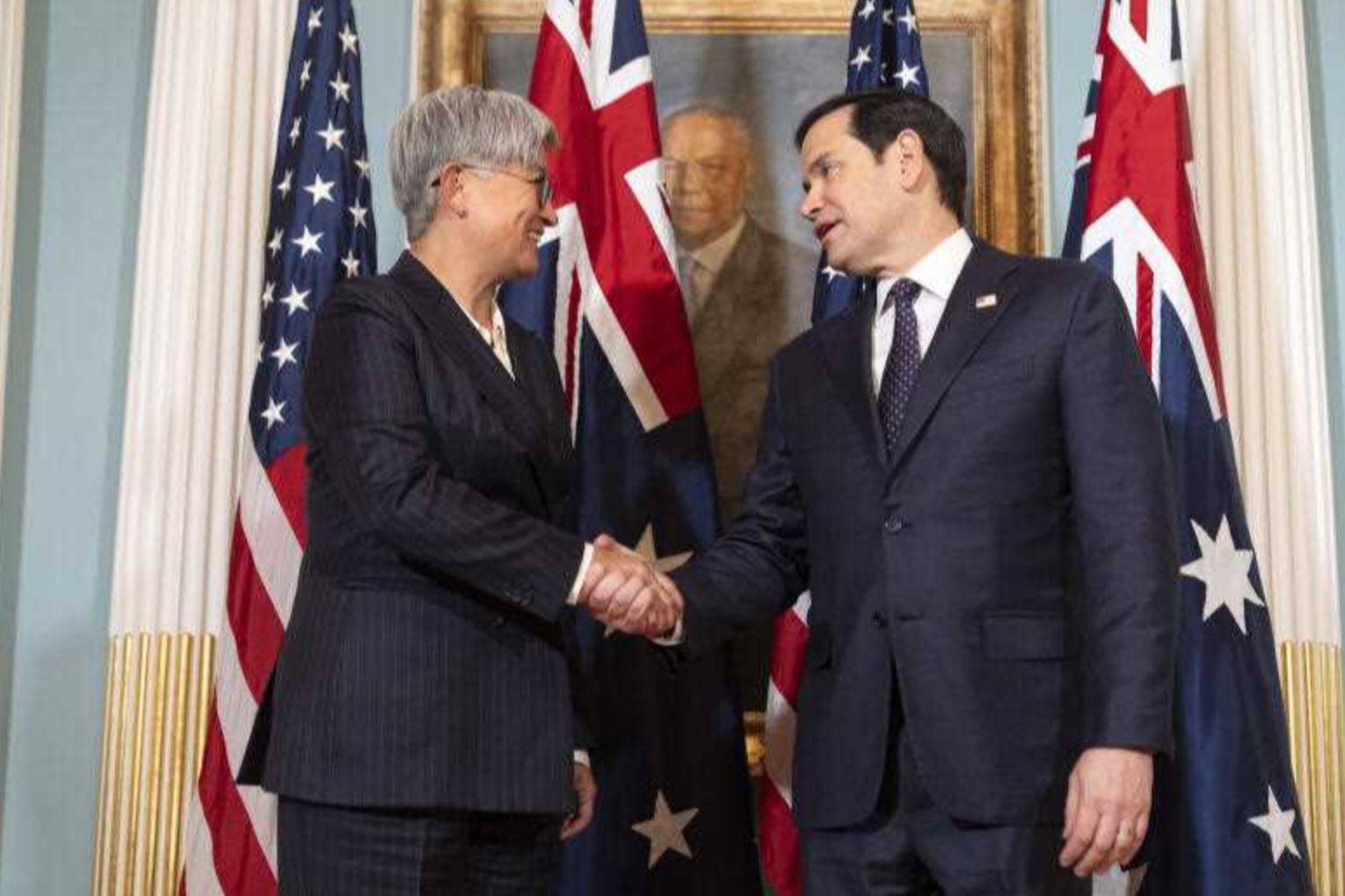 Foreign Minister Penny Wong is heading to another meeting with US Secretary of State Marco Rubio. Photo: AP