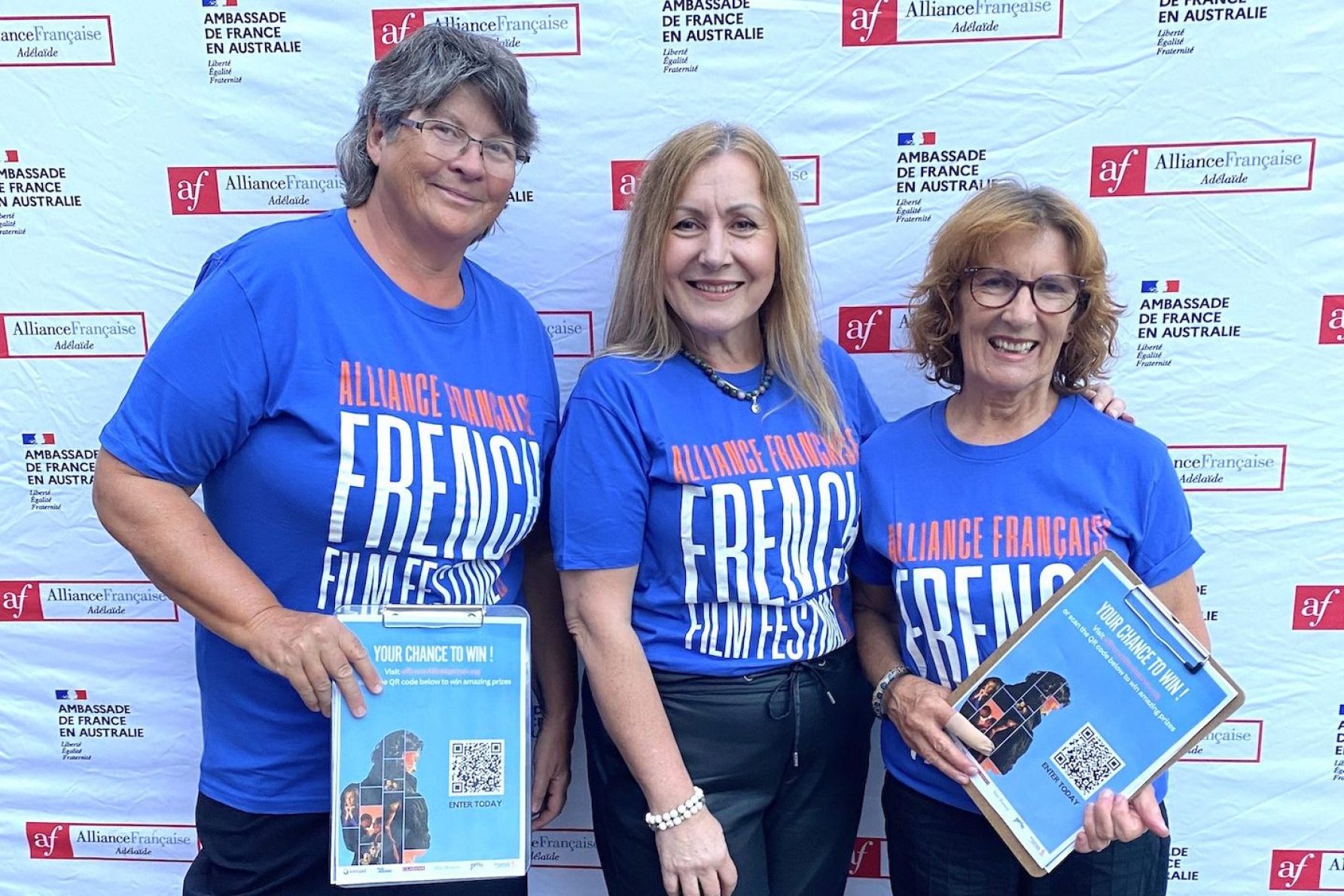 Lorraine Hildebert, Stephanie Lianos and Marie McAllen