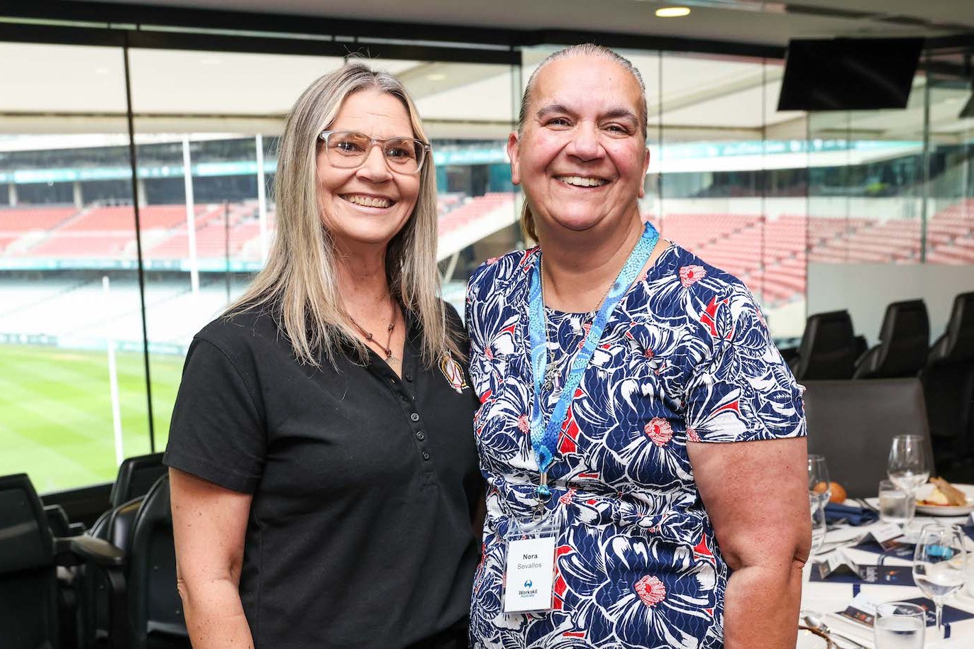 Lisa Atkinson and Nora Sevallos