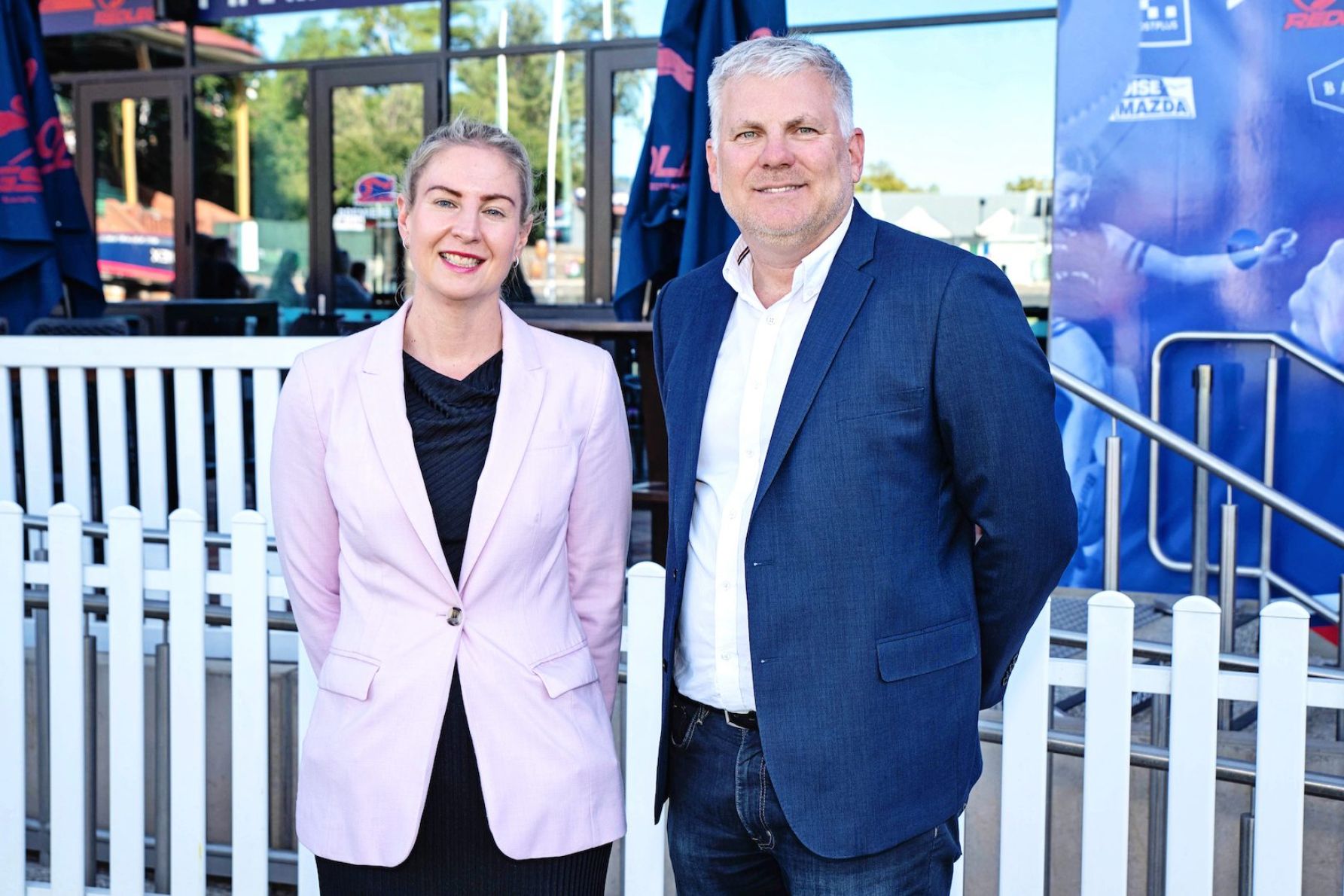 Claire Clutterham and Michael Taylor