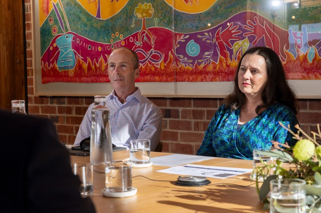 Two of the deputy vice chancellors of Adelaide University