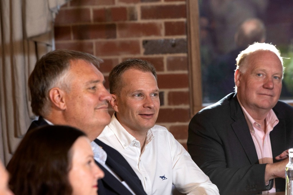 Some of the Deputy Vice Chancellors of Adelaide University during a round table