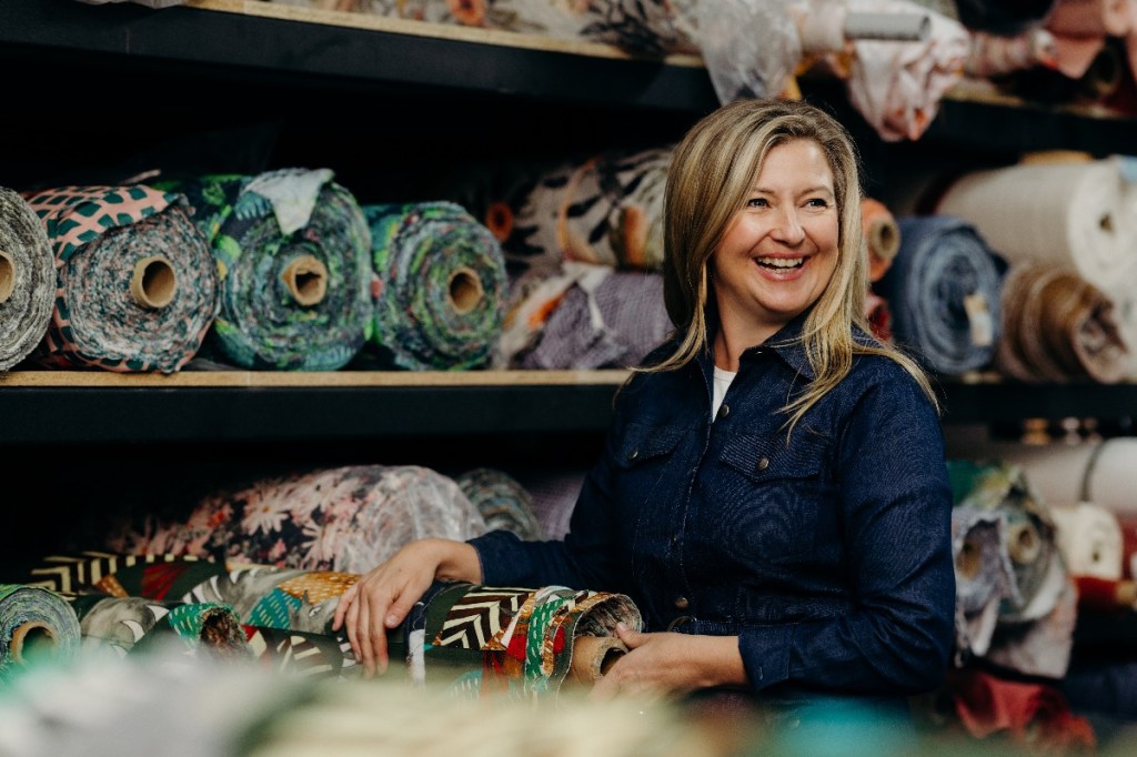 Tamika Bannister of The Spotted Quoll, which is one of the designers at Bowerbird