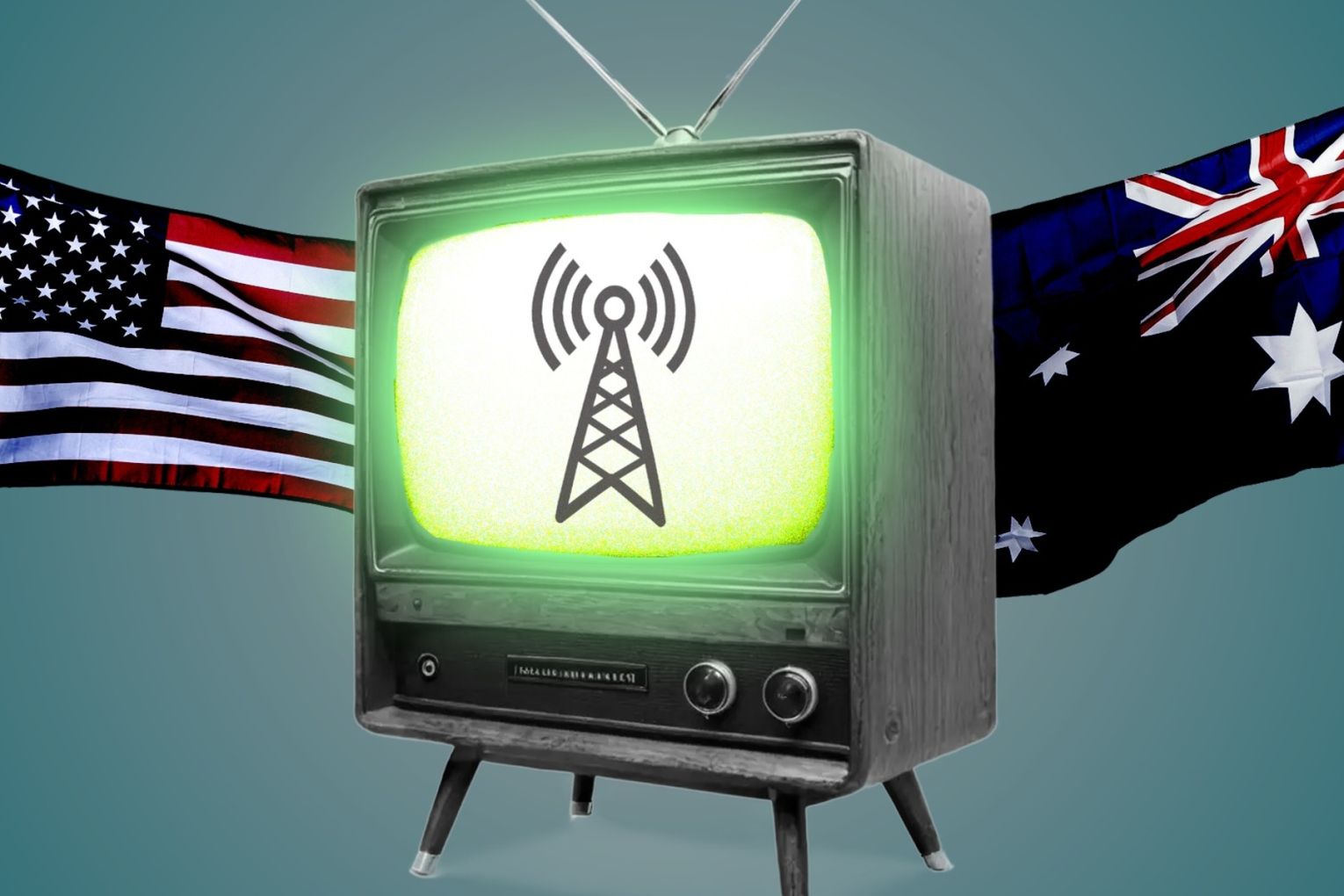 The health of a democracy may be linked to how much it spends on public broadcasting. Illustration by Michael Joiner, 360info CC BY 4.0