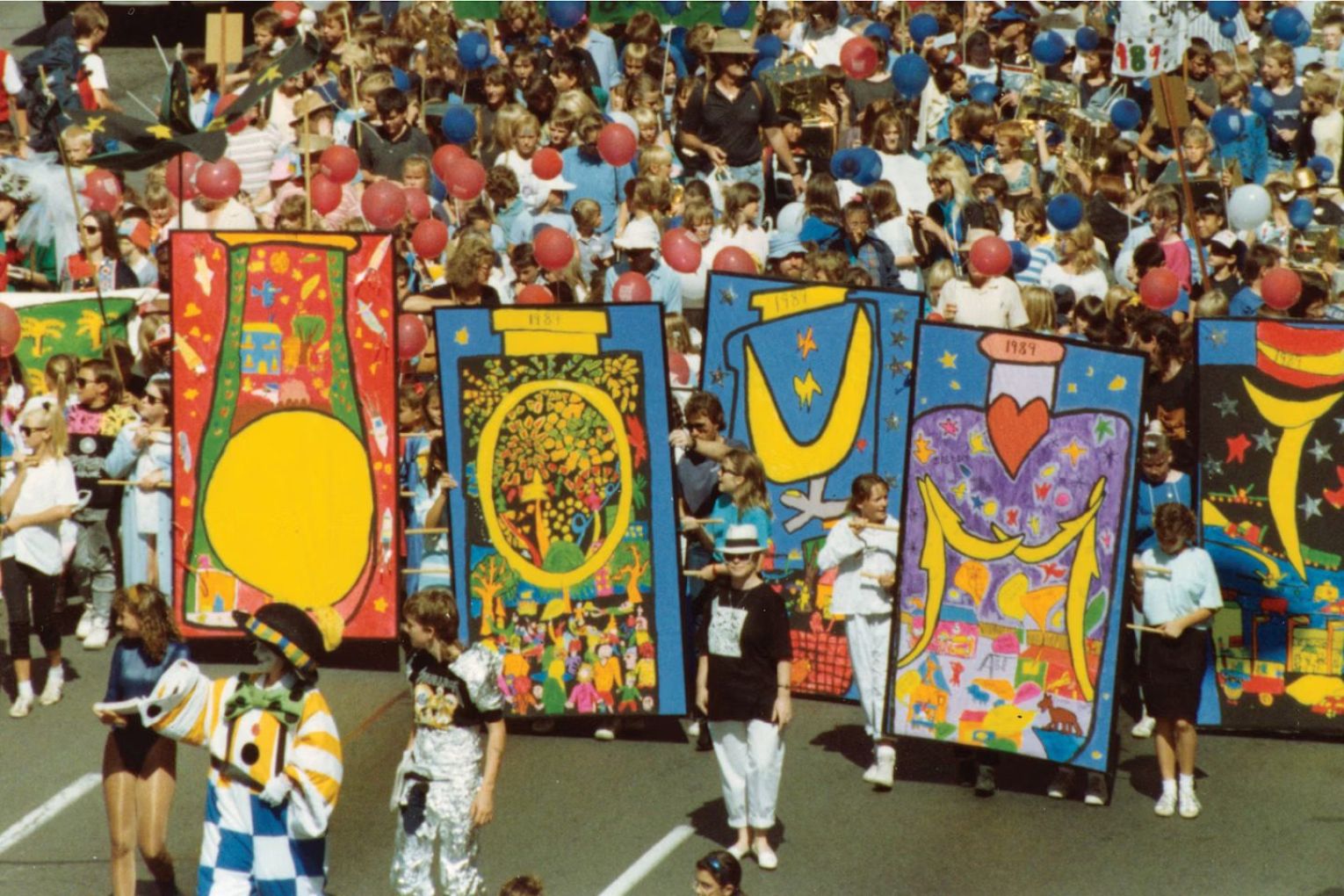 The Come Out Festival Parade in 1989. Can you spot yourself?