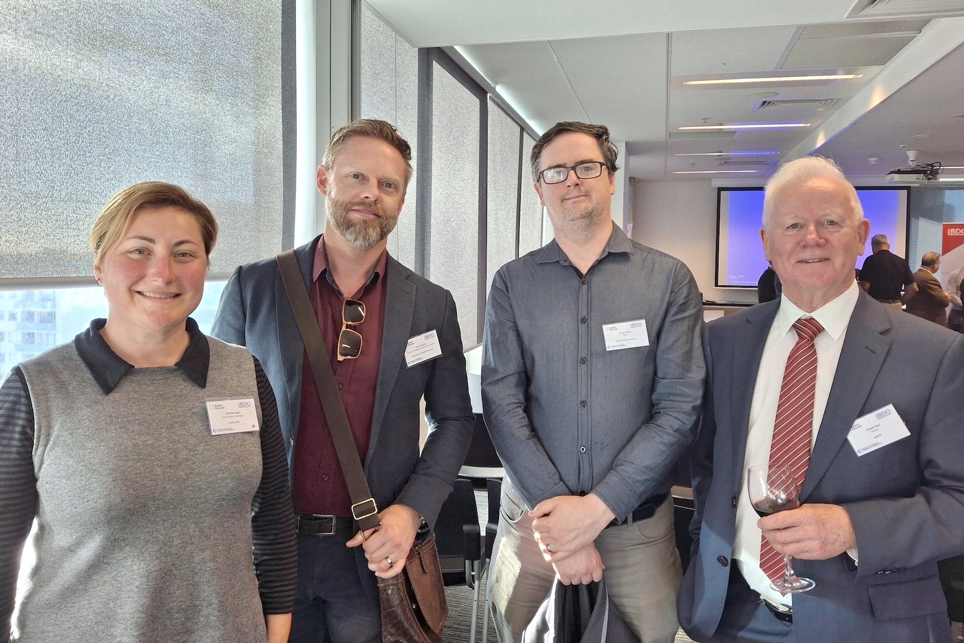 Jodi Kerrigan, Ben Rowley, Andy Noble and Ralph Day