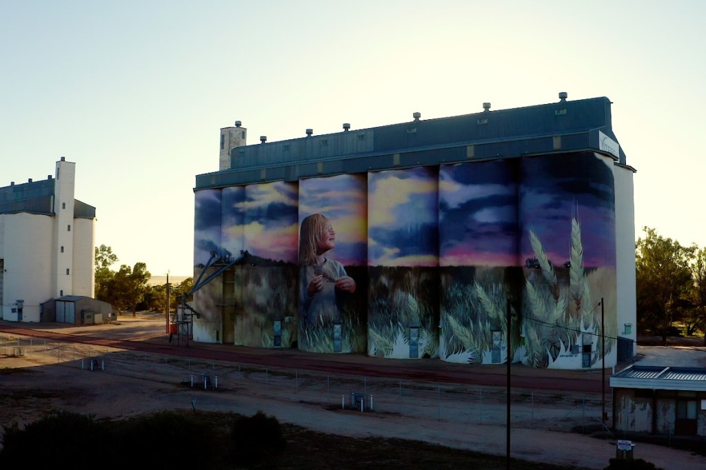 Free camping areas and silo art are bringing tourists to Kimba, a South Australian AgTown 
