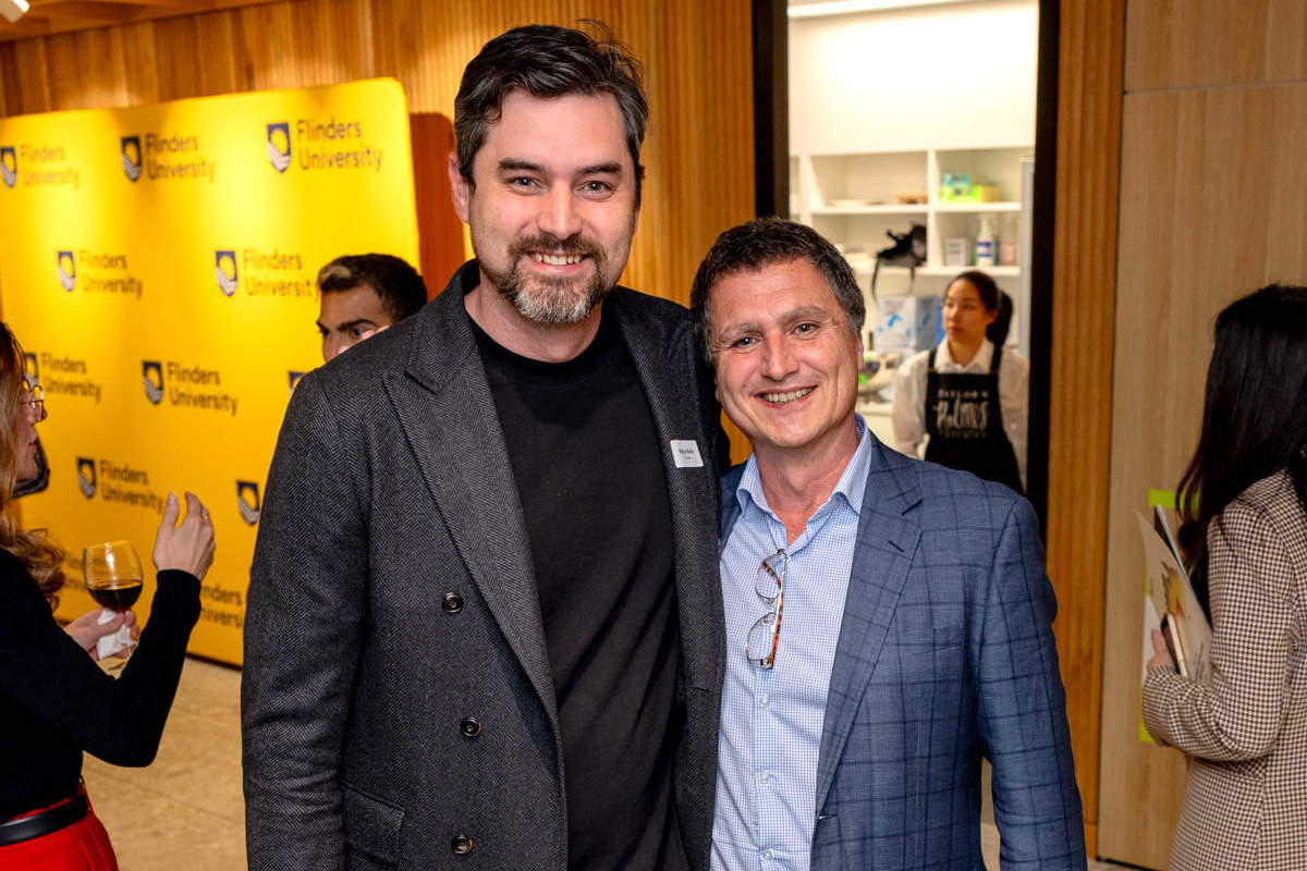 Marcus Butler and Professor Ian Goodwin-Smith