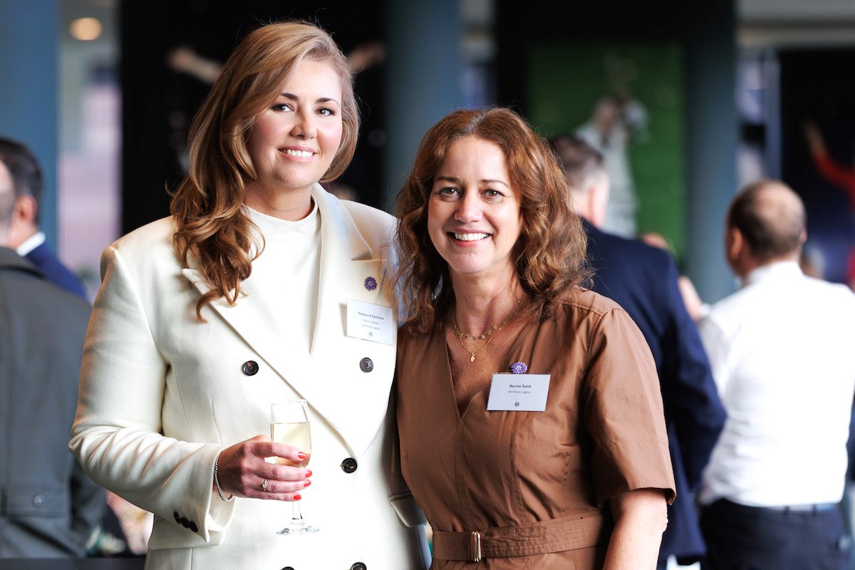 Rebecca Symons and Bernie Sahb