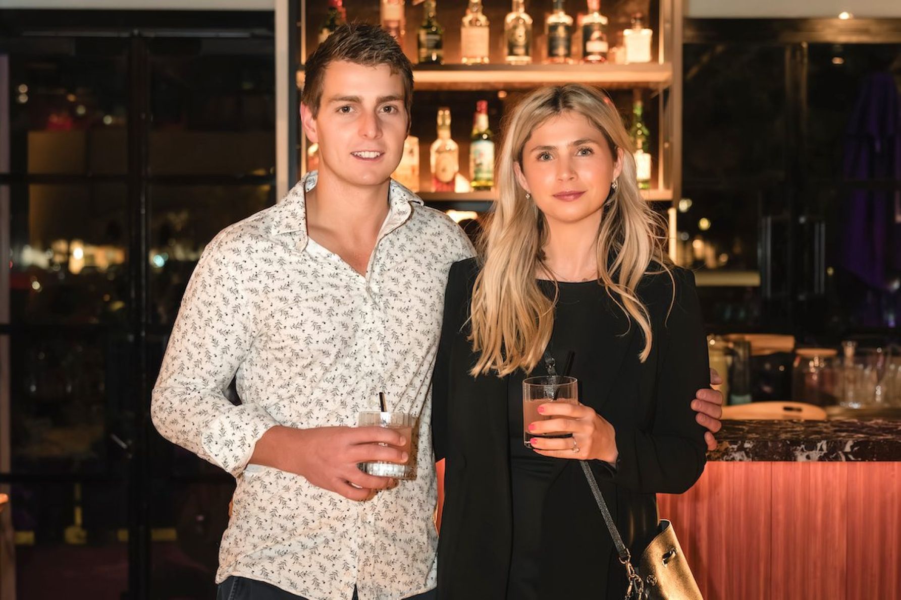 Ryan Collins and Jemma Michell