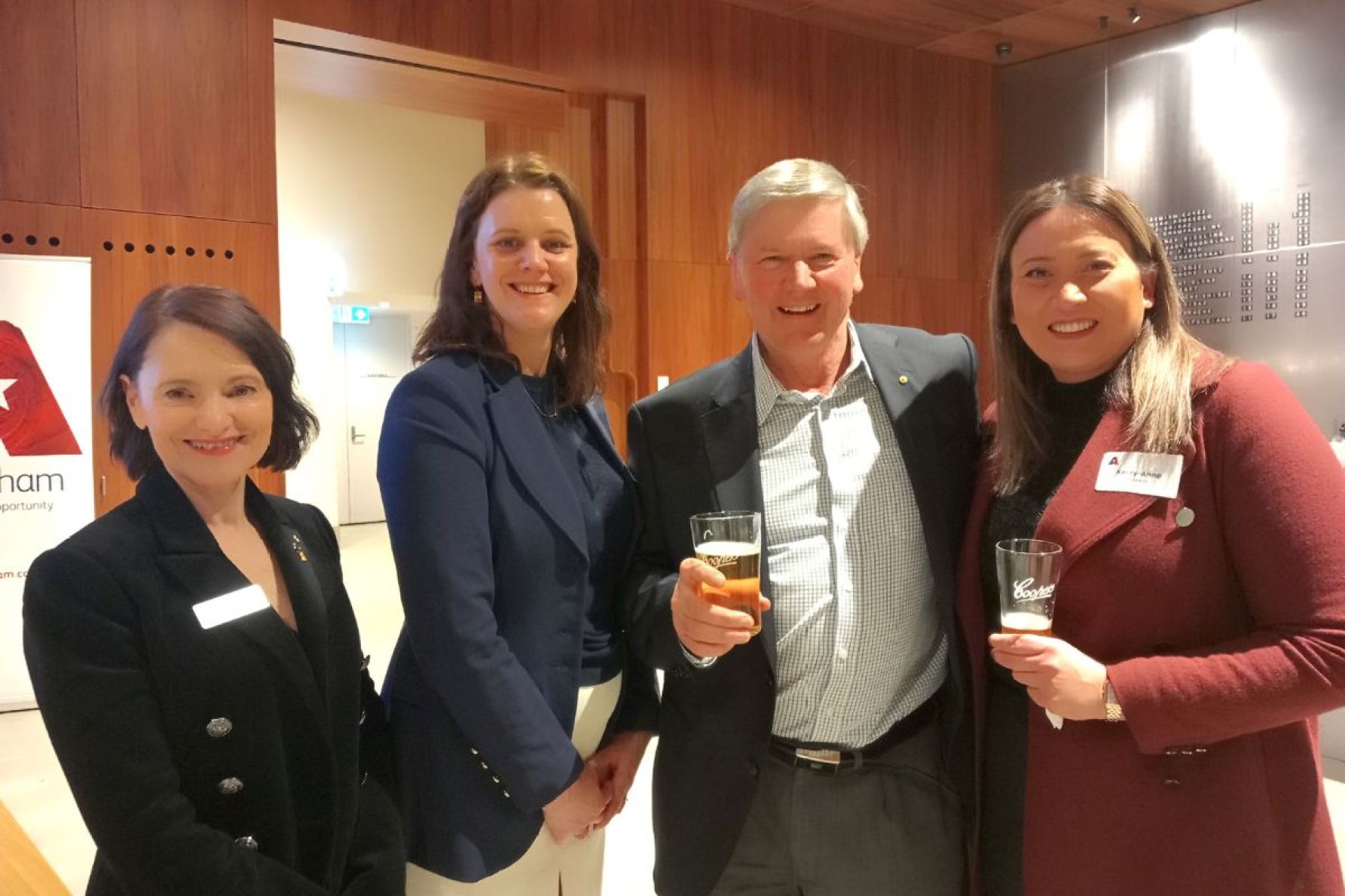 Sally Neville, Jennifer Allan, Tim Cooper and Kerry-Anne Palzewski