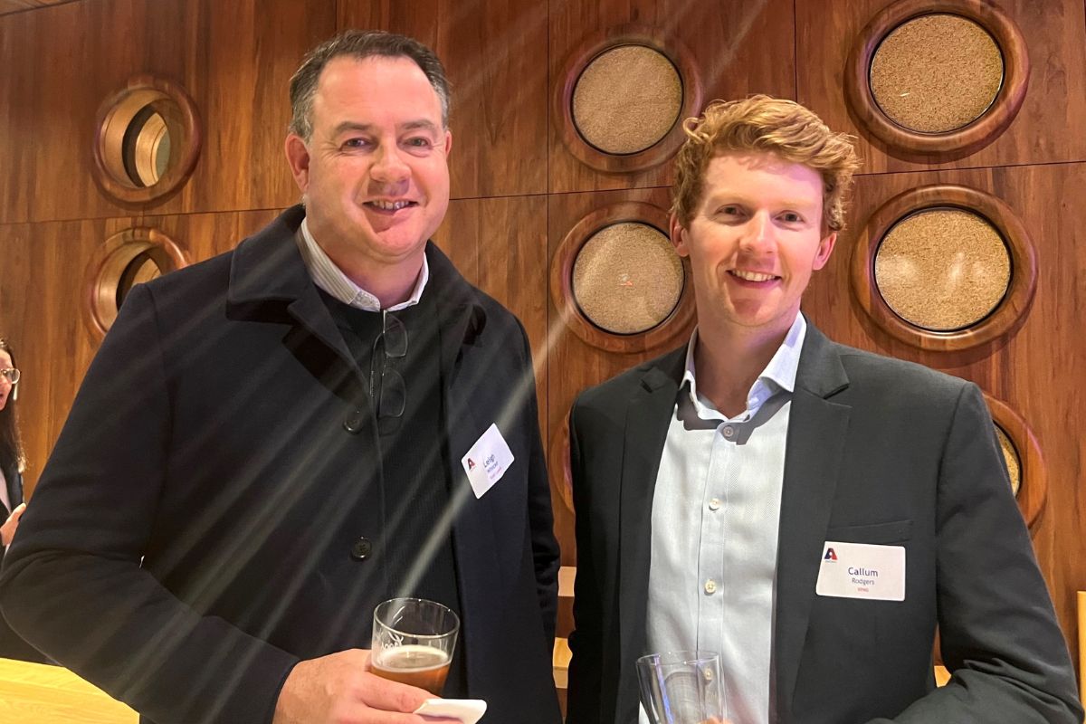 Leigh Wicker and Callum Rodgers