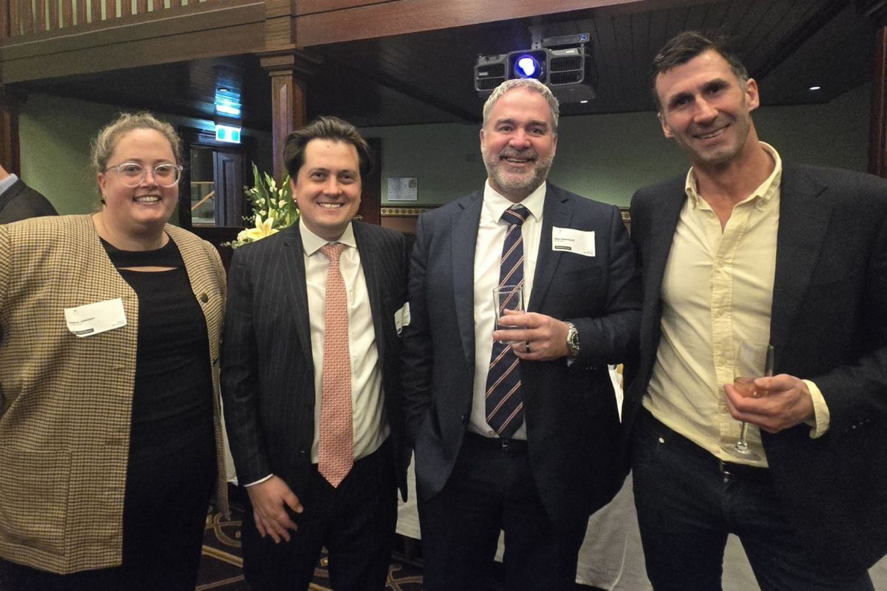 Emma Johnson, Sam Hooper, Mark Roberts KC and Andrew Wright