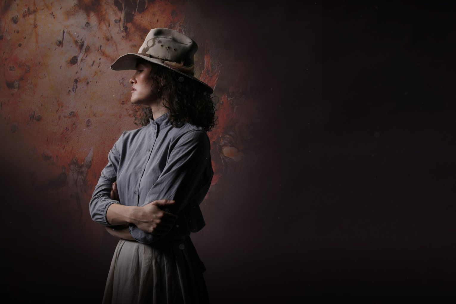 Rising Queensland opera star, soprano  Nina Korbe, is set to star in her aunt Leah Purcell's new opera, The Drover's Wife.  Photo: David Kelly